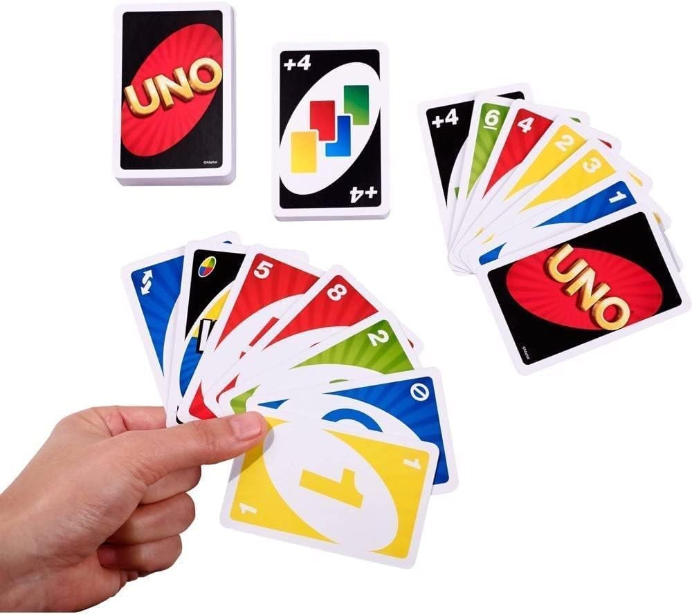 Uno Number 1 For Family Fun! Card Game/UNO H20 Card Game Waterproof Cards. 