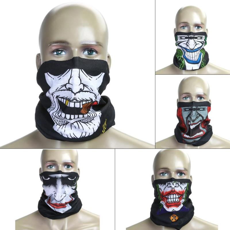 【VisioN Shop】Red Skull Ghost Pattern Cycling Winter Autumn Shield Scarf Moto Outdoor Face Balaclava. 