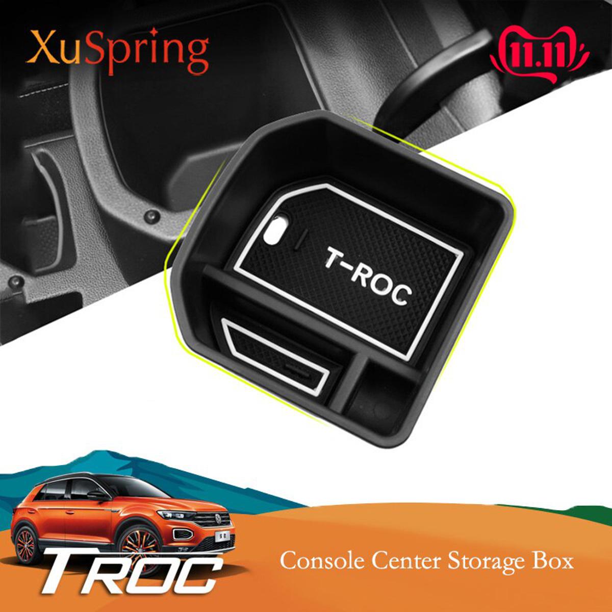 For VW T-Roc Troc 2017 2018 2019 2020 2021 Console Armrest Central