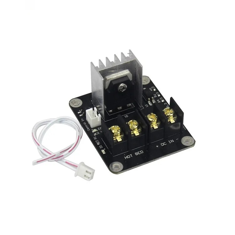 【Lejia】3D Printer Hot Bed Power Heating Controller MOSFET High Current Load Module 12V or 24V for 3D Printer. 