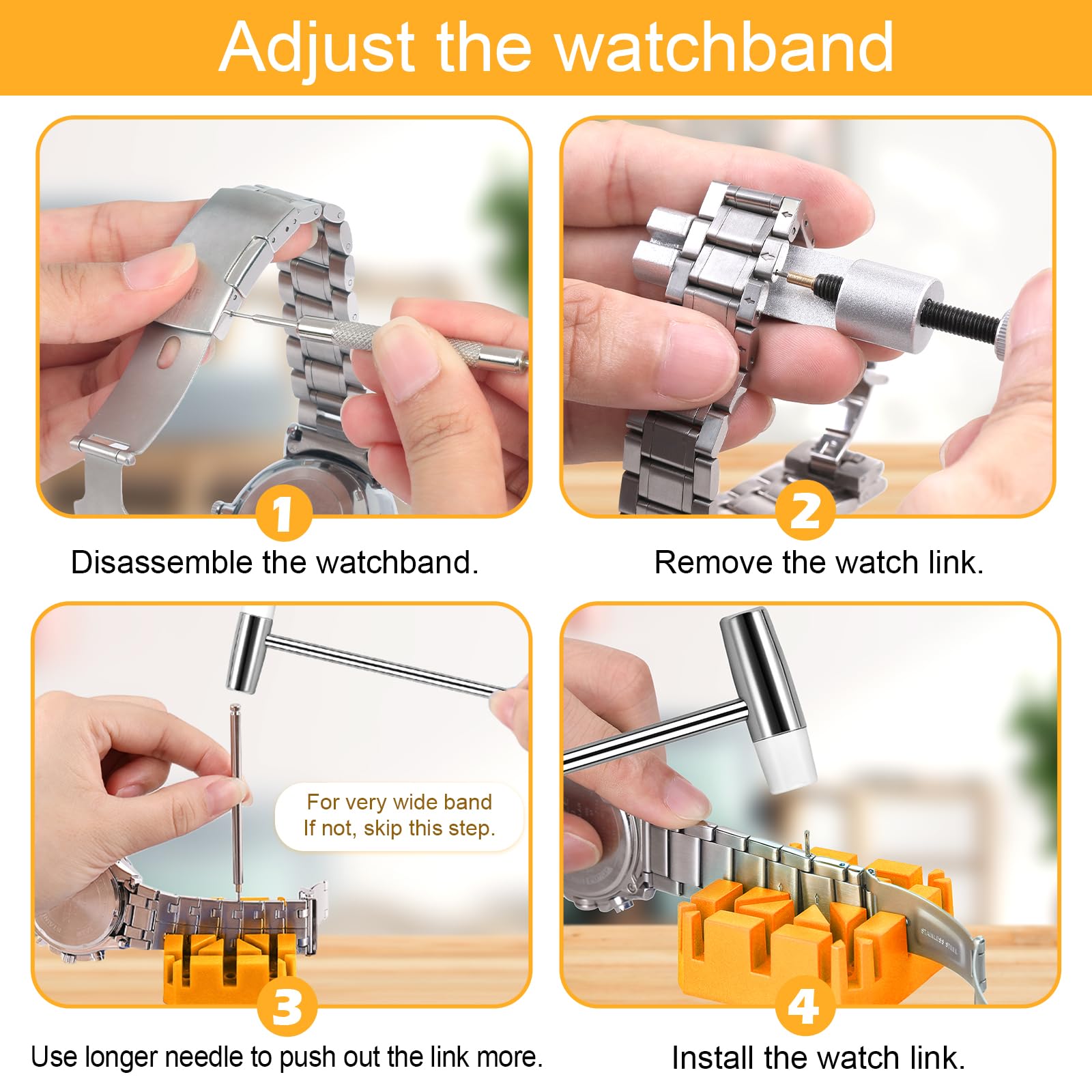 Expansion Band Remove Watch How To Adjust Link Watch Band T Bar To