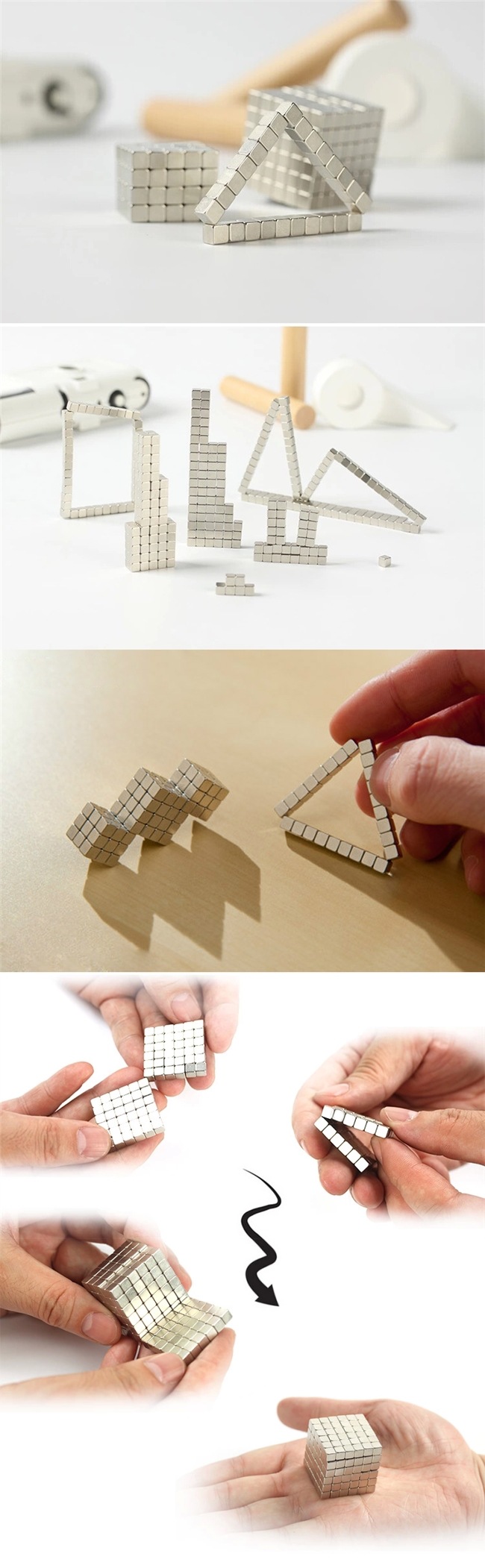 【Yurui】Magic Magnetic Balls NEO Cube Beads Building Puzzle Toy. 