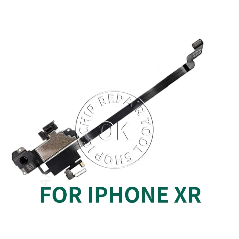 Original Ear Earpiece Flex Cable For iPhone X XR Xs 11 11 Pro Max Sensor Proximity Small Earphone Ear Speaker with Phone Face ID. 