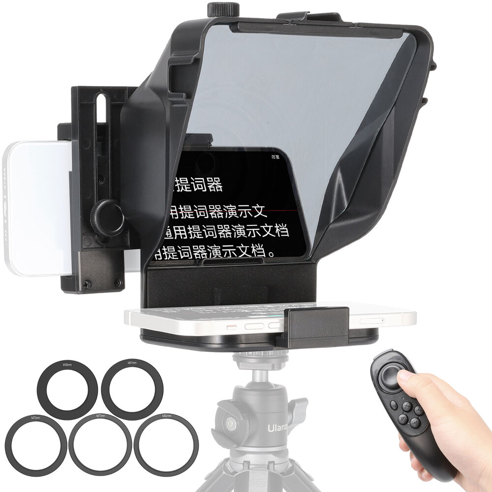 Ulanzi PT-15 Universal Portable Teleprompter for Smartphones, DSLR, and Mirrorless Cameras