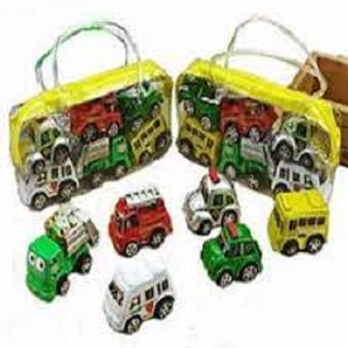 বাচ্চাদের জন্য 6 পিস মিনি পুলওভার কার খেলনা সেট - car toy. 