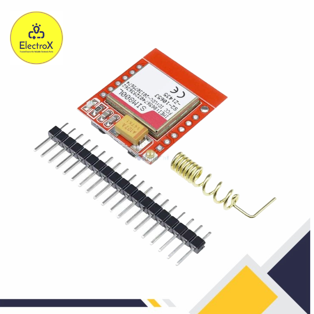 SM800L Module with Antenna & pin -mini Type Networking system for students Projects