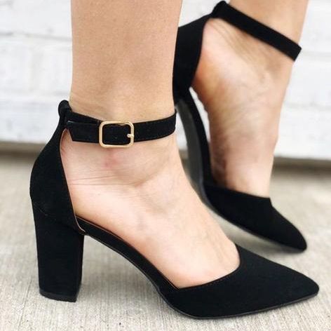 Black and outlet burgundy heels