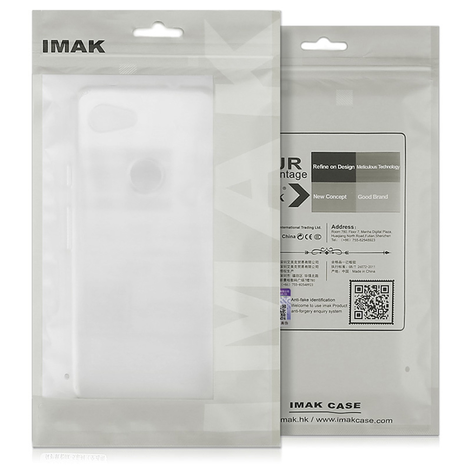 （COD Available)For ZTE Nubia Red Magic 8 Pro / Red Magic 8 Pro+ IMAK UX-5 Series Transparent Shockproof TPU Phone Case. 