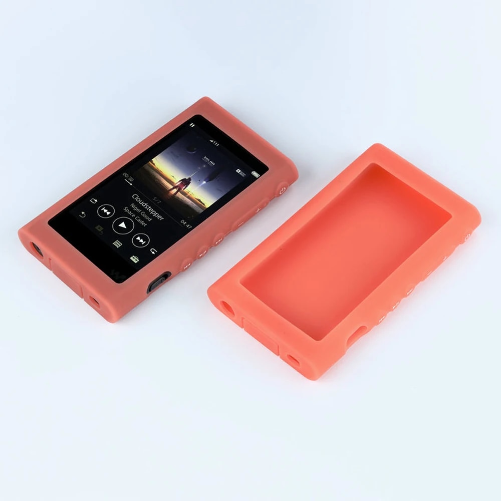 Soft Silicone Protective Skin Case Cover for Sony Walkman NW A55HN A56HN A57HN A50 A55 A56 A57 MP3 MP4 Player Cases. 