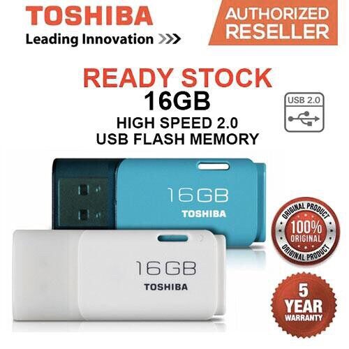 100% original authentic Kioxia Toshiba Hayabusa USB 2.0 Flash Drive 16GB THN-U202W0160