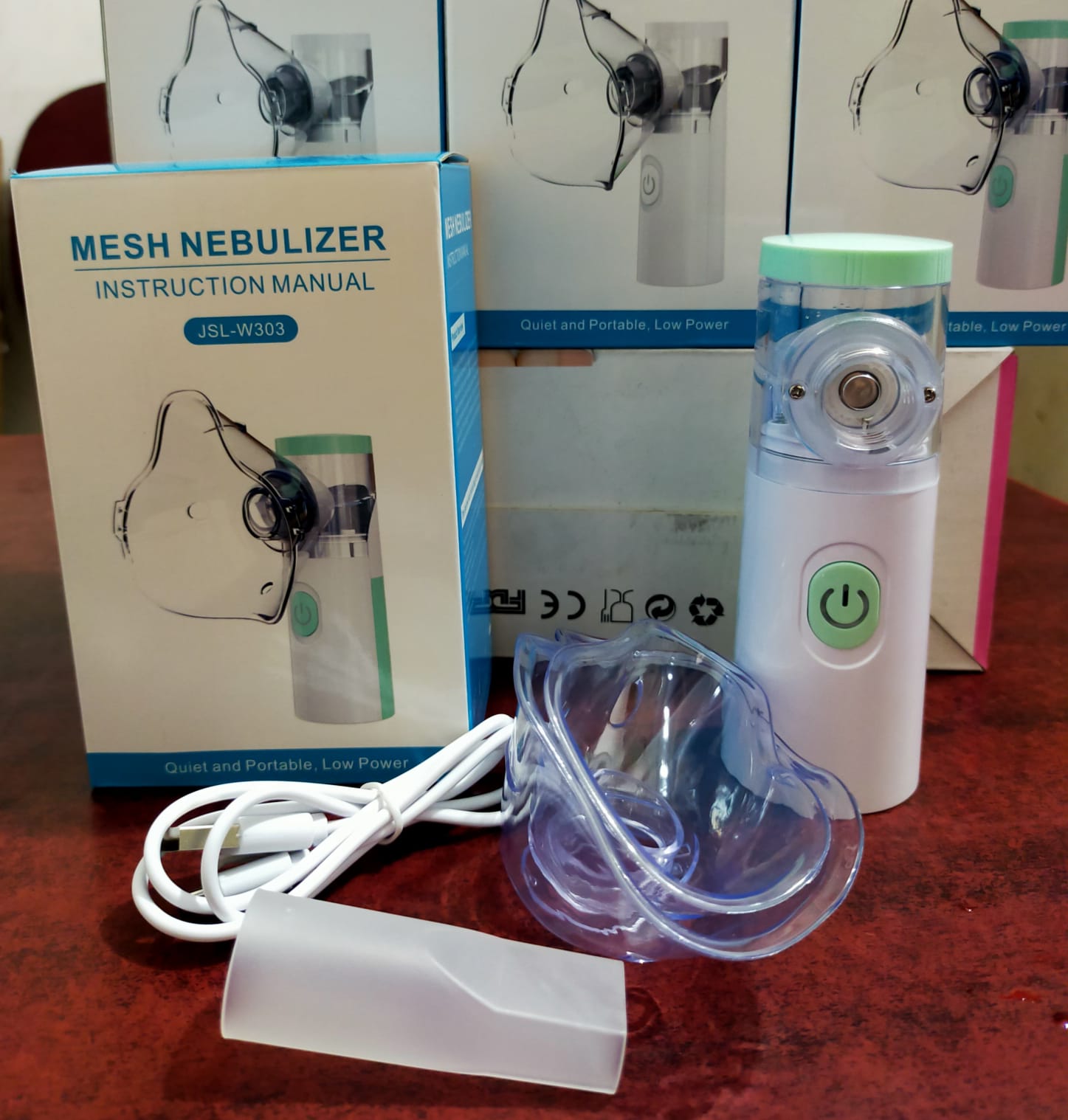 MESH NEBULIZER instruction manual jsl-w303. 
