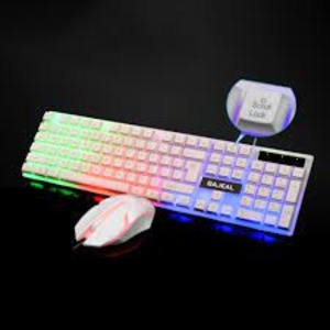 GAMING LIGHTING KEYBOARD MOUSE SET -850tk. 