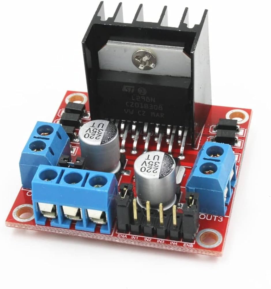 L298N Motor Driver Module for Arduino. 