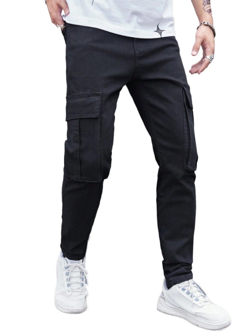 Low price cargo pants for men black | high quality mobile pant for men ...