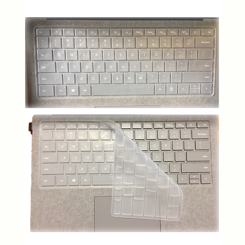 【Daily Necessities For Anyone Store】Silicone Keyboard Cover For Microsoft Surface Laptop 4 3 2 Soft Keyboard Skin Protector Film For Surface book 2  Pro 8 5. 
