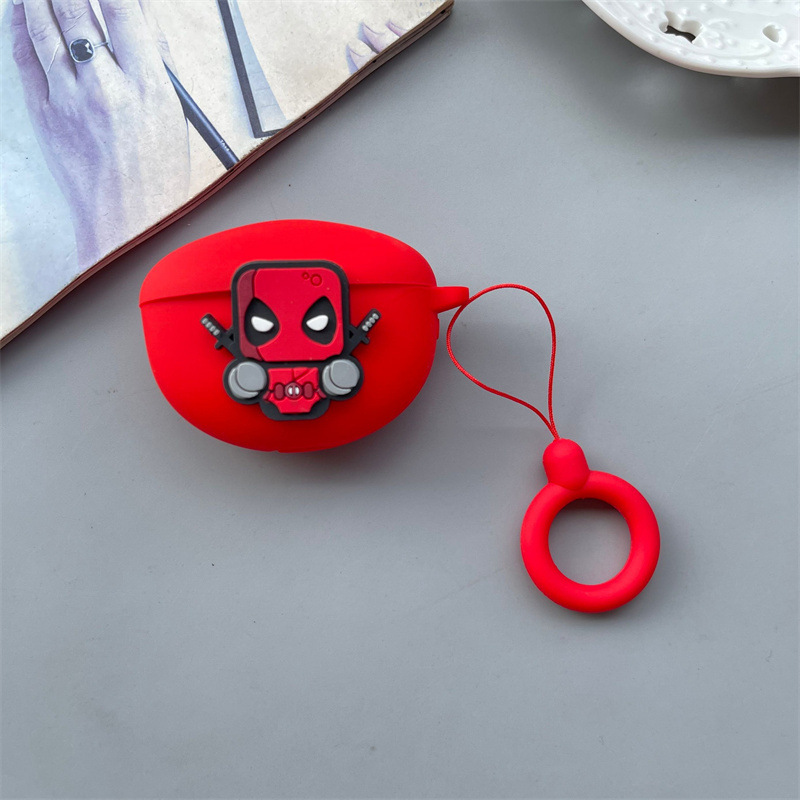 Applicable VIVO TWS2/ 2E Protective Case Real Wireless Bluetooth Headset Silicone Soft Shell Trendy Brand Personalized Cartoon. 