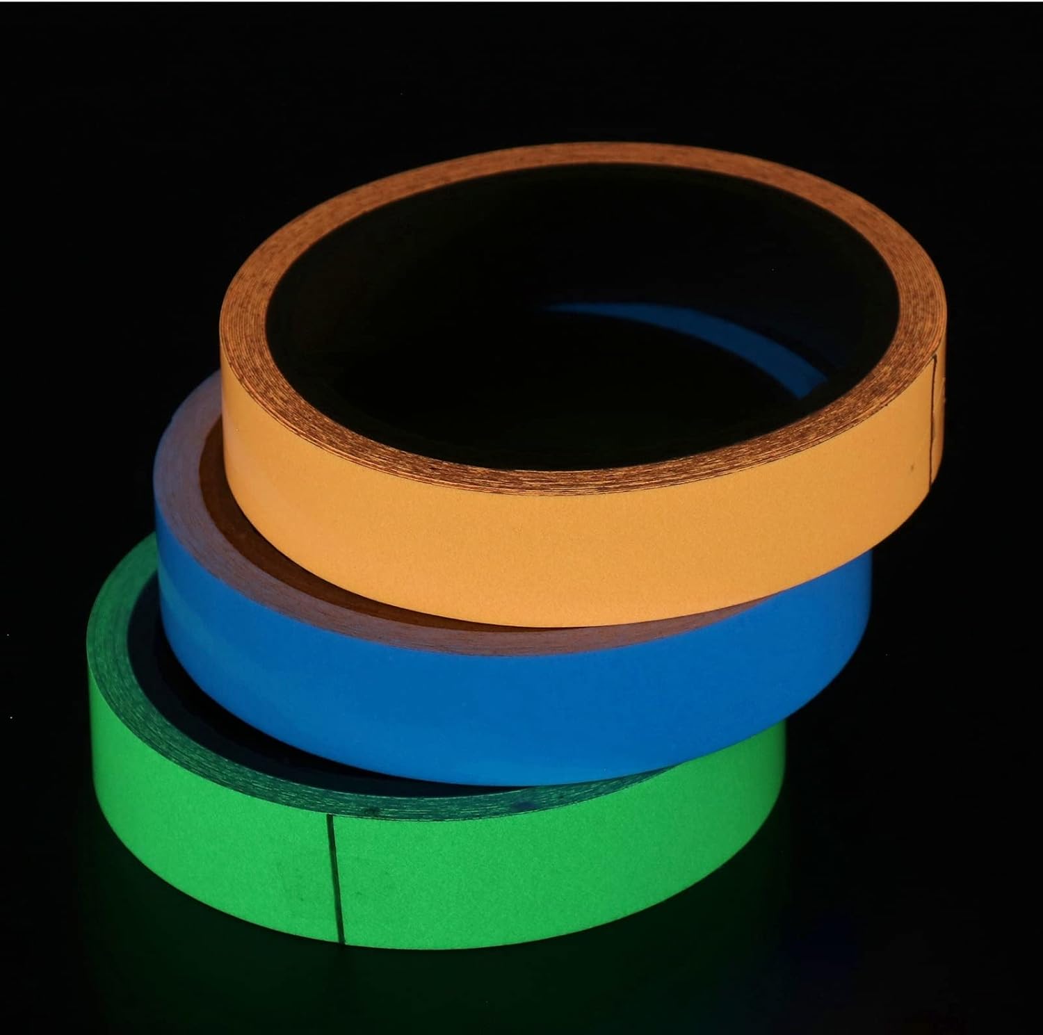 10 Feet Luminous Tape (3CM/1.5 CM X 3M) for Bicycle Accessories Fluorescent Tapes Tape Night Vision Self-adhesive Sticker bike motor cycle. 