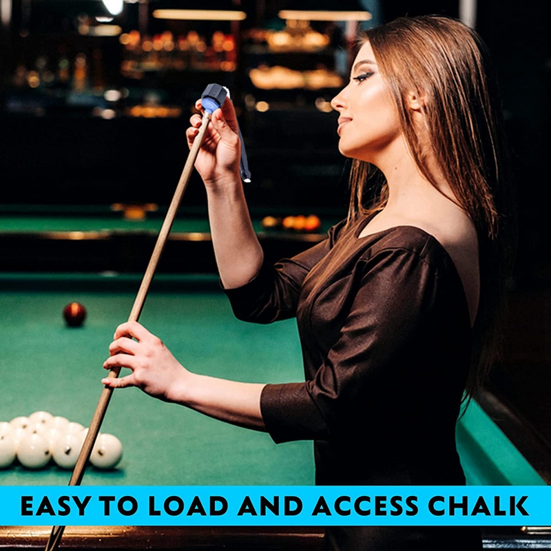 SRIWEN BCB Pro Series Pool Cone Snooker Chalk Holder - Slip-in Pocket Pool Cue Chalk Holder Cover Billiard Supplies Snooker. 