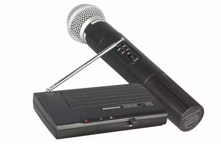 Shure SH-200 Wireless Microphone Receiver System (Black). 