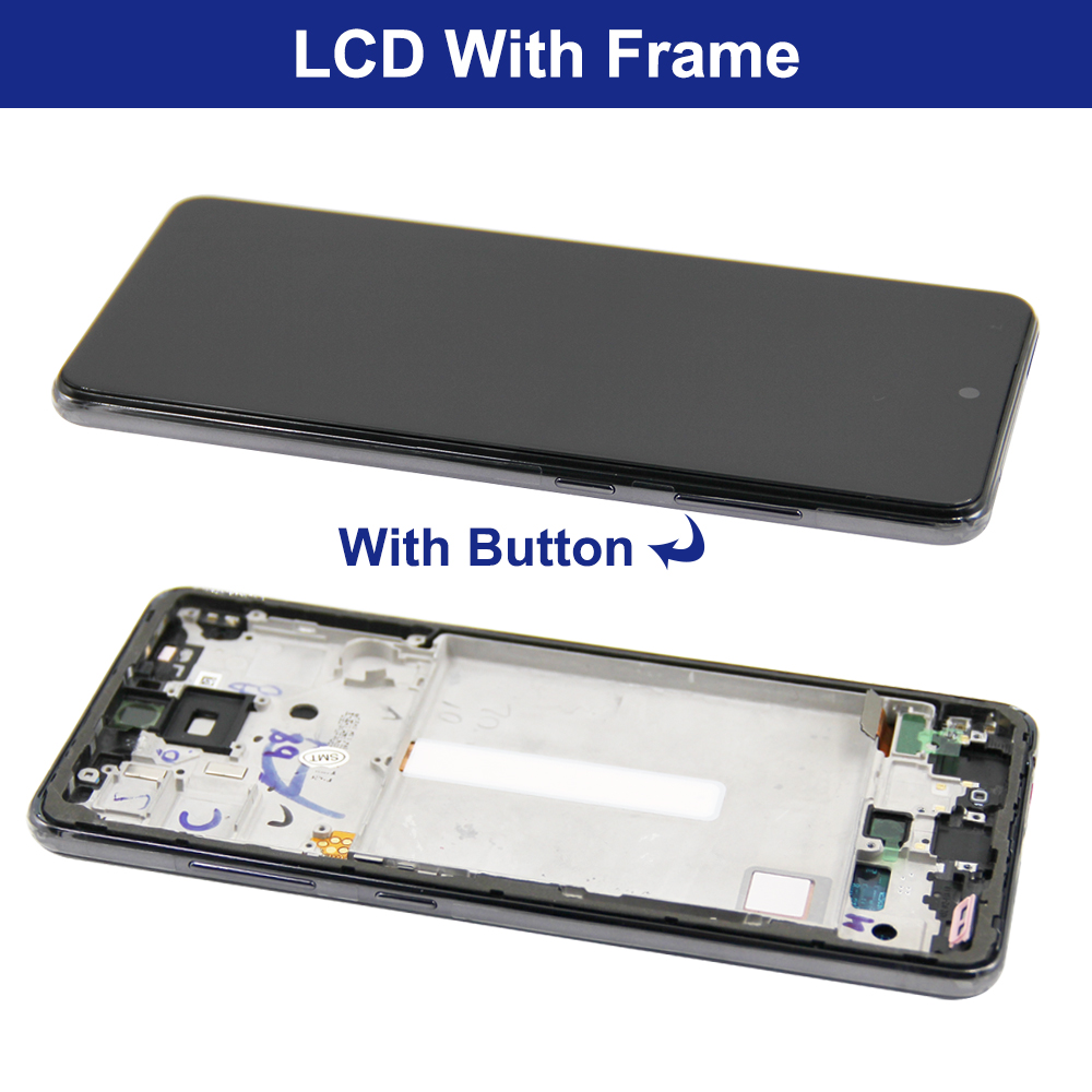 LCD With Frame For Samsung Galaxy A52 4G SM-A525F A525F/DS Display Touch Screen Digitizer Assembly Replacement Parts. 