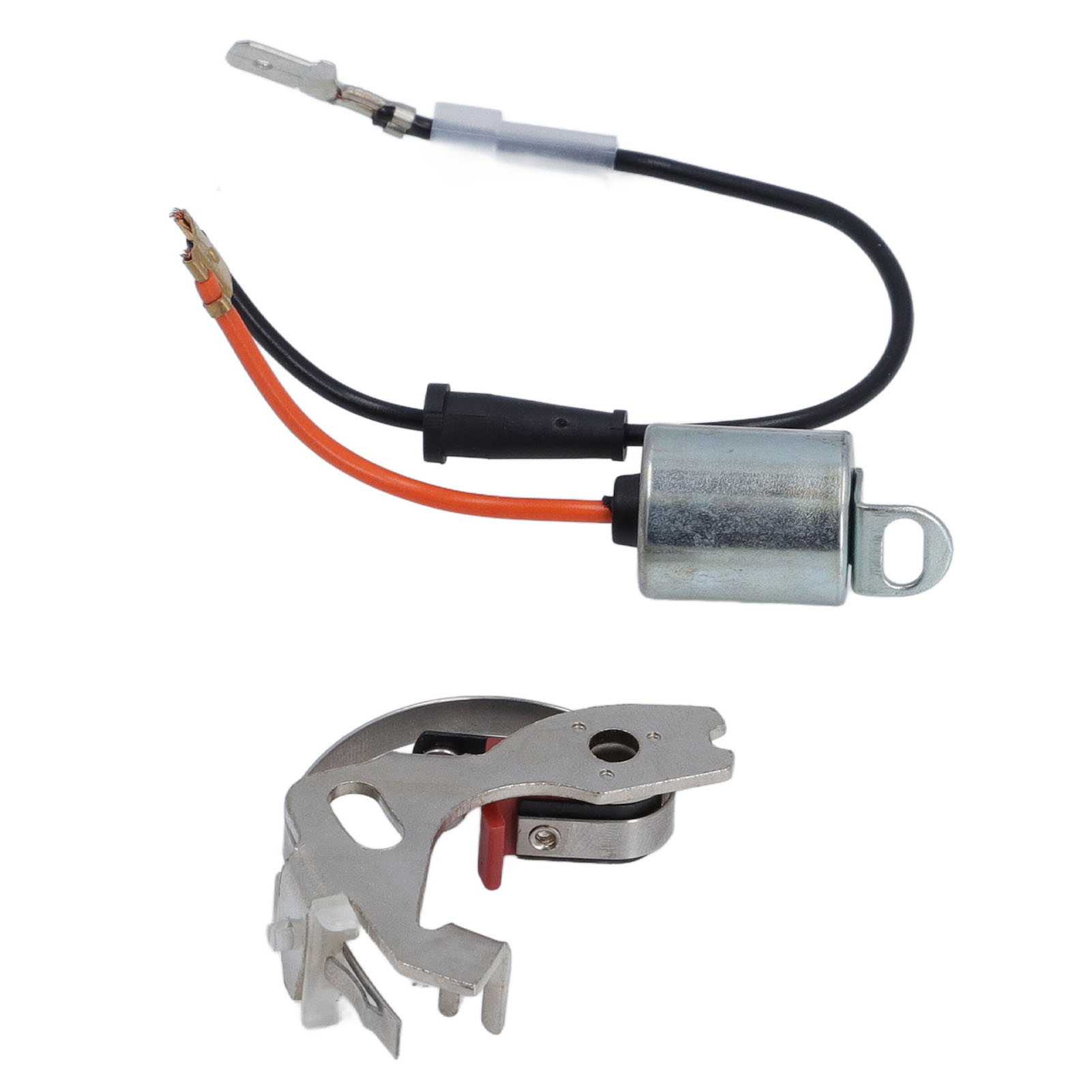 Distributor Points and Condenser Set Easy To Install Ignition Distributor Points and Condenser for Lucas Type 43D4 43D6 45D4 45D6 Distributors. 