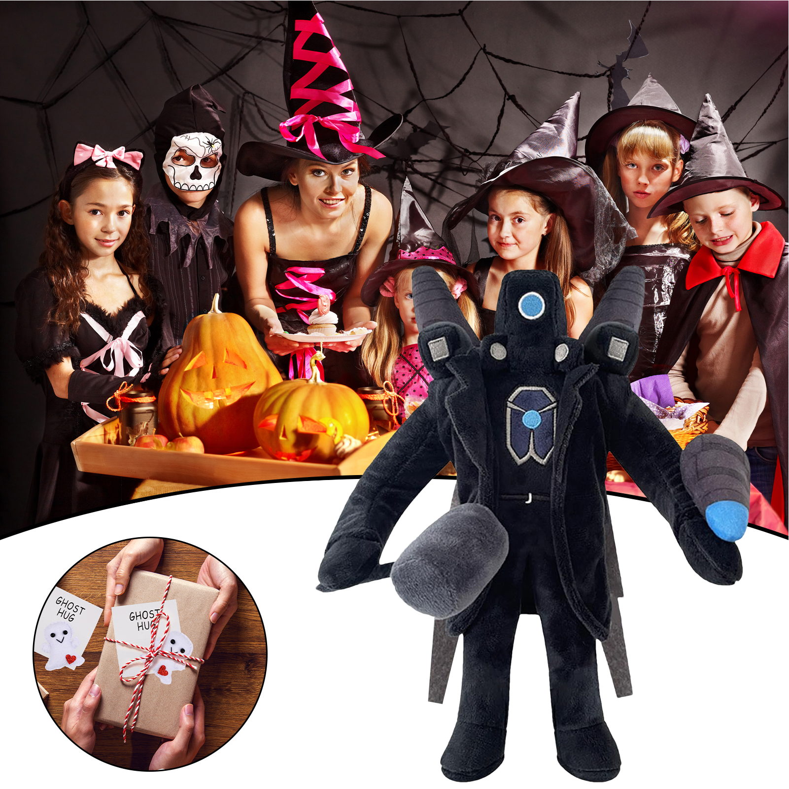 Titan Cameraman Upgrade 11.8 inch Plush Skibidi Toilet Plush Doll Funny Stuffed Anime Game Plush Figure Toys Gift for Fans Amour zii. 