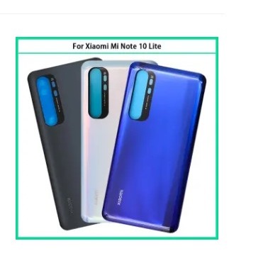 For Xiaomi Mi Note 10 Lite Backshell Replacement Back Battery Cover For Xiaomi Mi Note 10 Lite Back Rear Glass. 