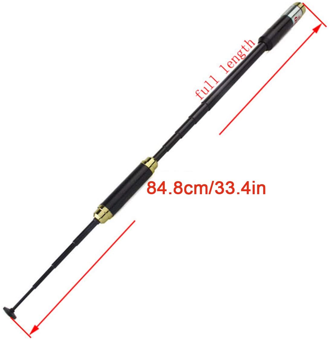 Retevis 2 Way Radios Antenna Telescopic SMA-F UHF VHF 144/430MHz Handheld Antenna for Retevis H-777 RT29 BAOFENG UV-5R 888s  (1 Pack). 