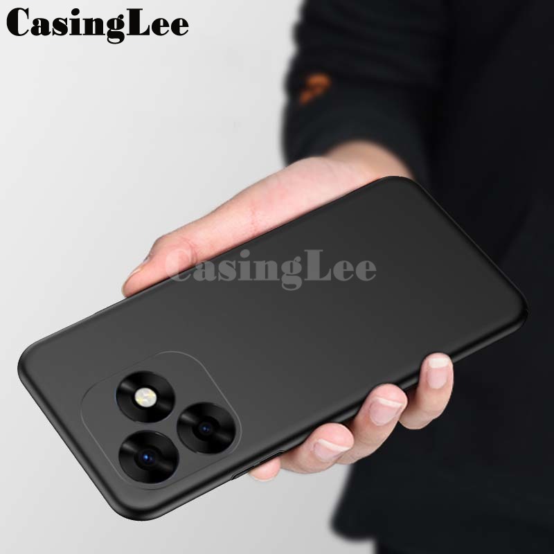 Phone case infinix Smart 8 Plus Ultra Thin Smooth silicon Matte Back Soft Back Cover infinix Smart 8Plus