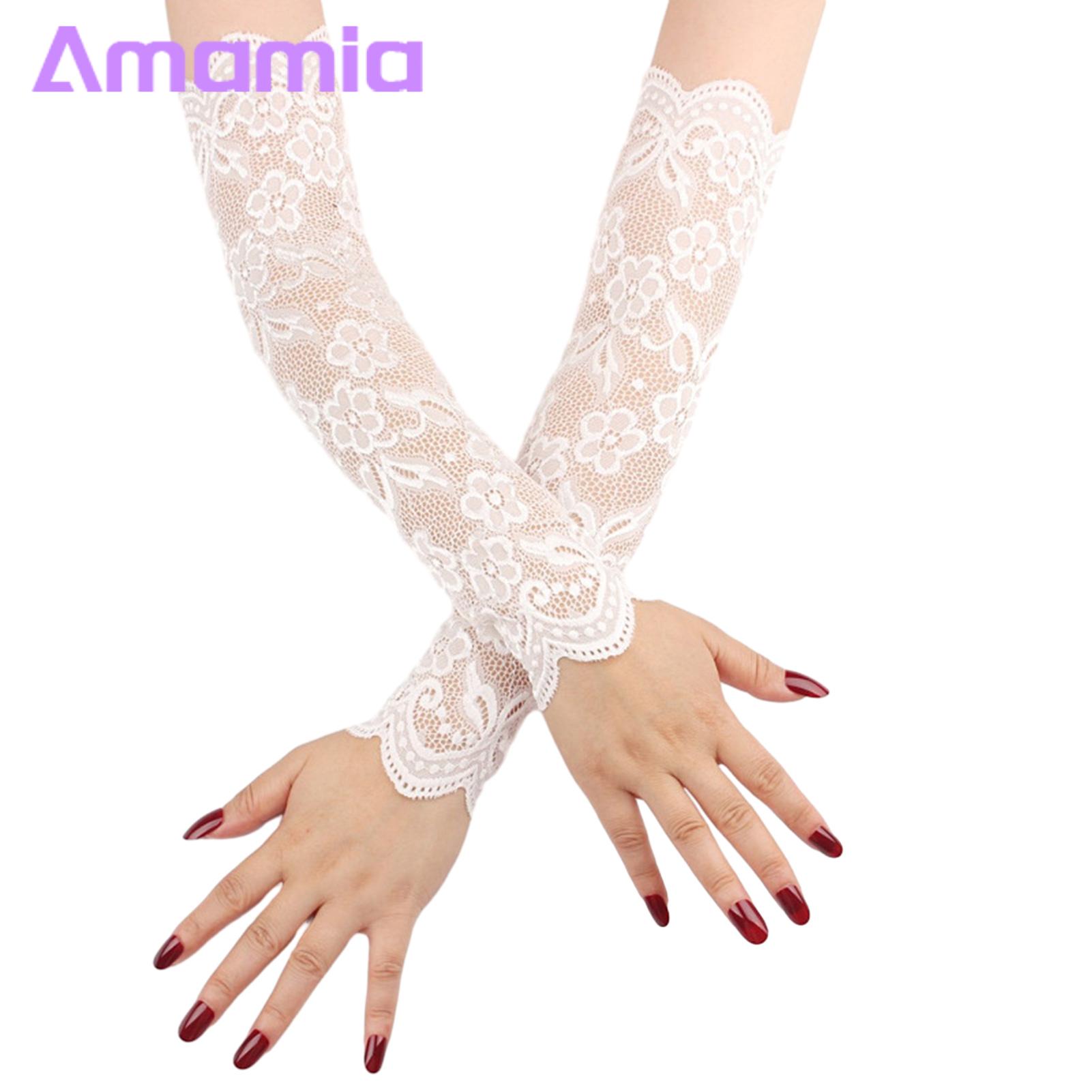 Amamia Outdoor Arm Sleeves Breathable Wedding Party Women Arm Wraps