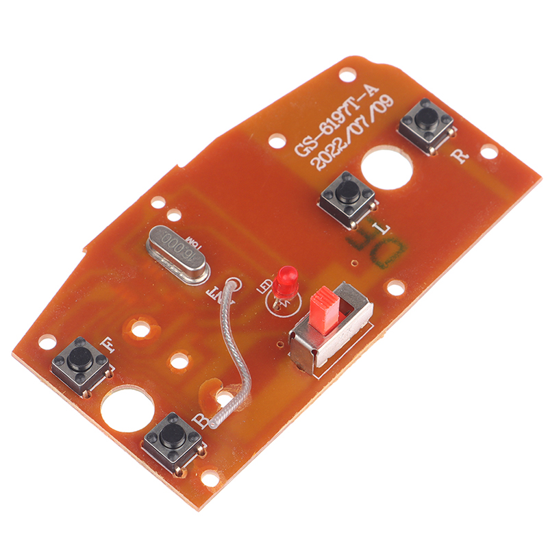 4CH RC Car Remote Control Circuit PCB Transmitter and Receiver Board parts with Antenna Radio System. 