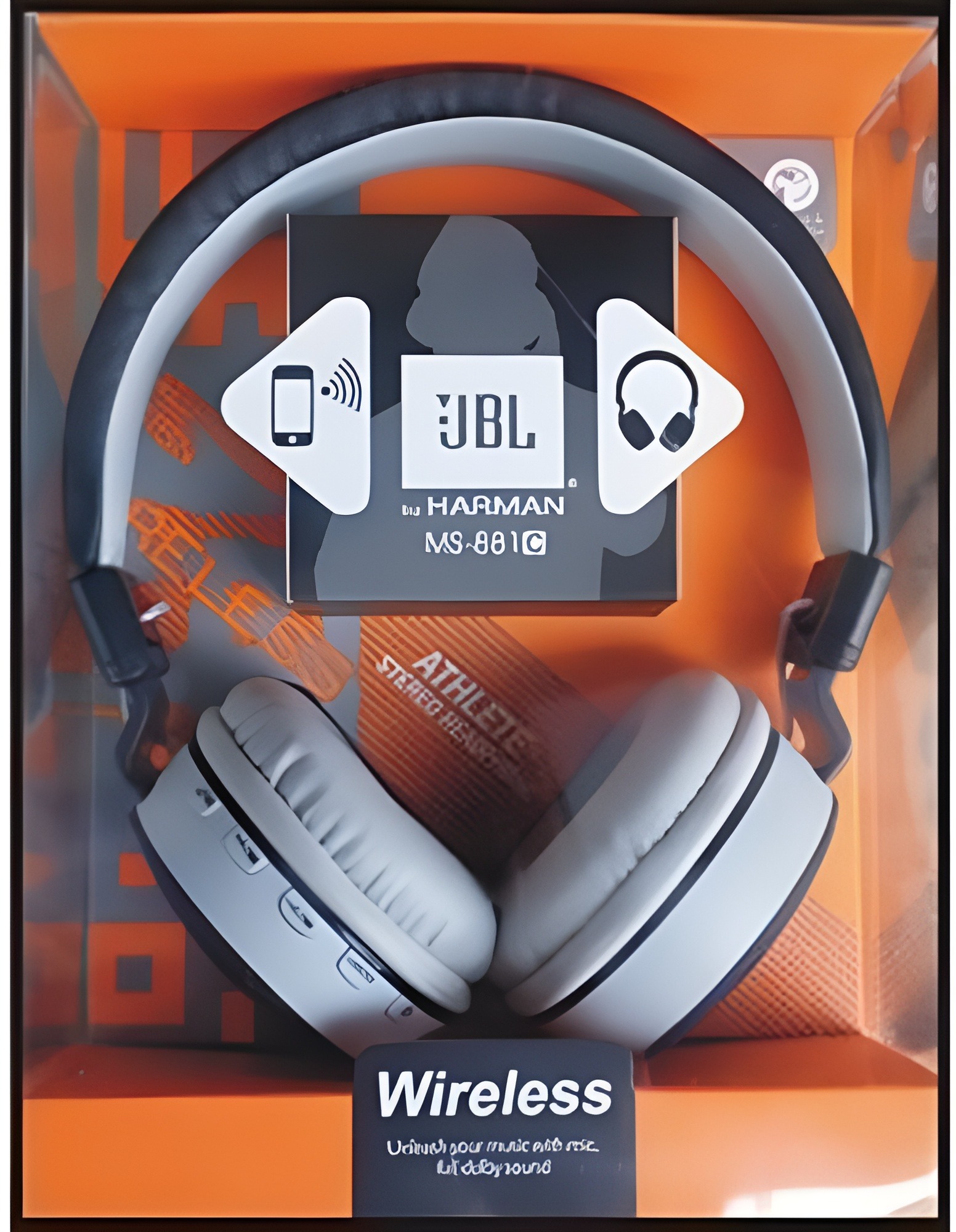 MS- 881C Bluetooth headphone High-Performance Bluetooth Stereo Folding Heads With FM and micro SD FOR LAPTOP, PC, MOBILE ,Tab. 
