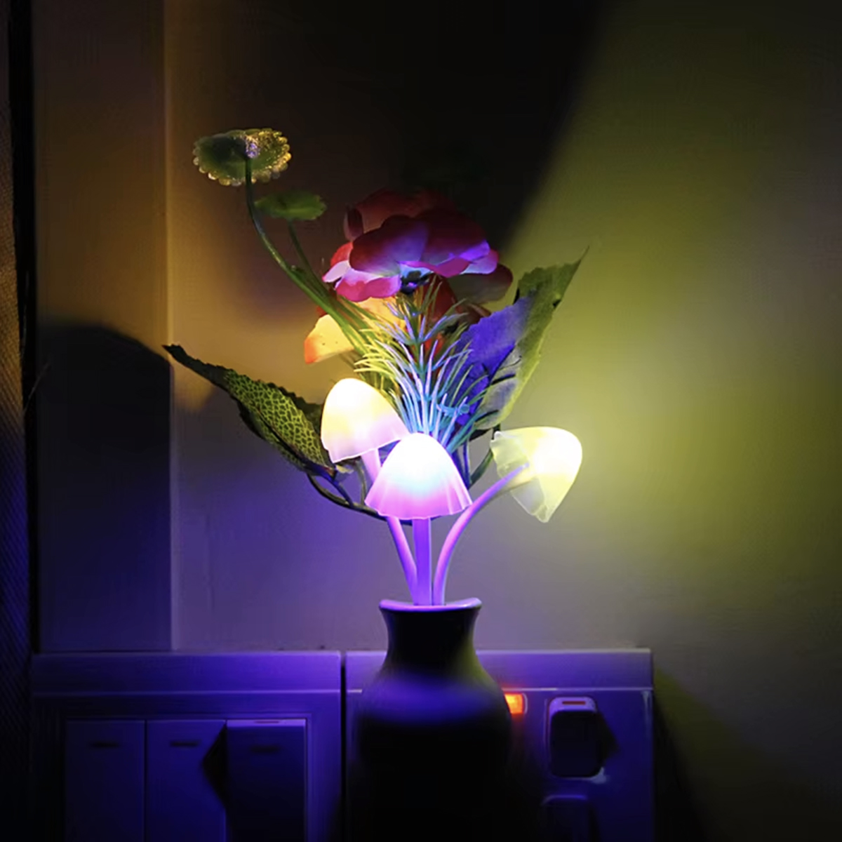 Led Dream Mushroom Lamp - Multi Color. 