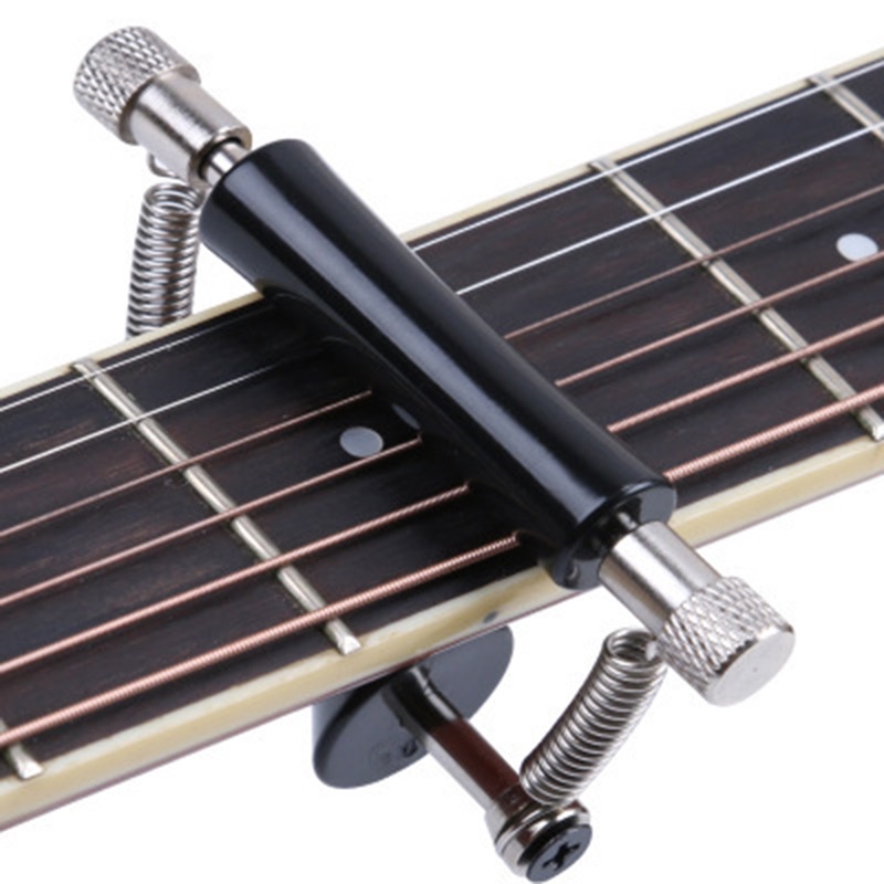 Guitar Rolling Sliding Capo Silicone and Alloy Material for Tuning Tone of String Instruments Folk Acoustic Guitar. 