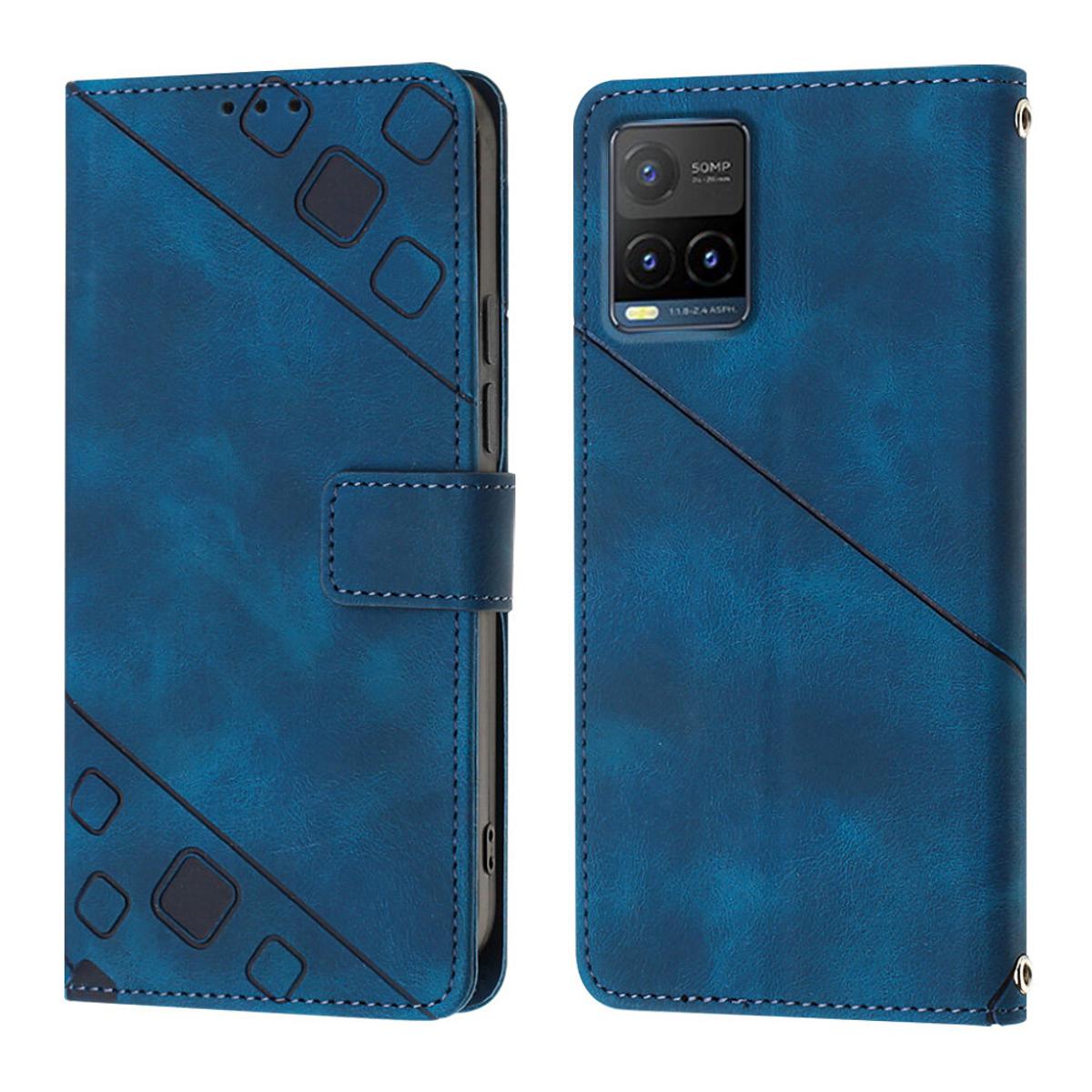 SEAHAI Cover A Portafoglio In Pelle Con Supporto E Blocco RFID Per Vivo Y21/Y21s/Y33s, Nera