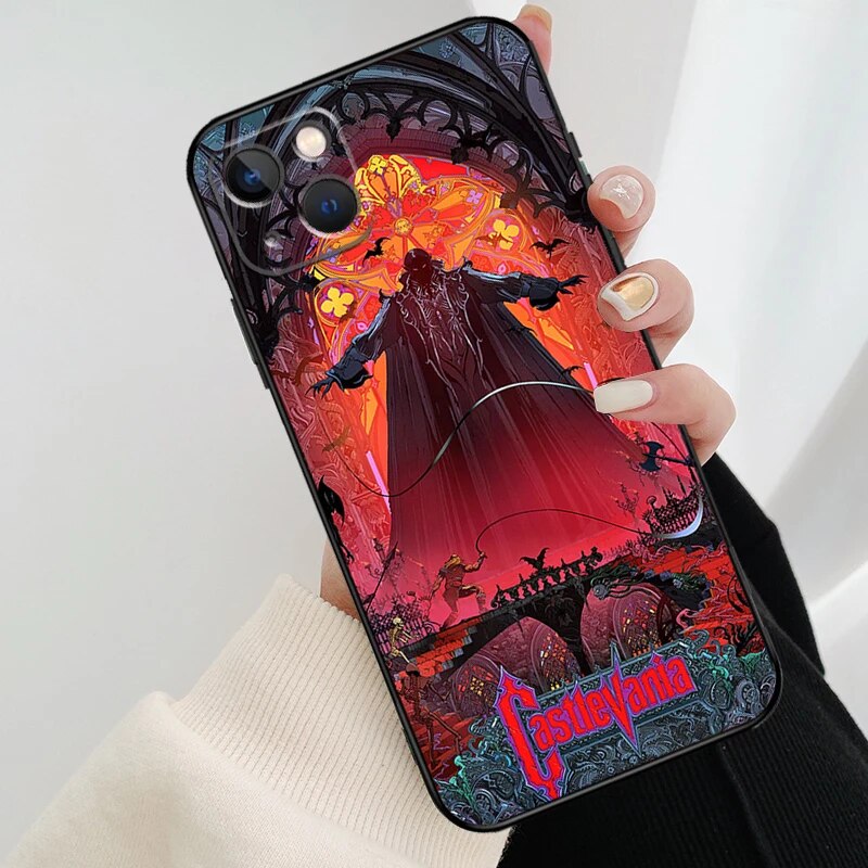 Castlevania Phone Case For iPhone 11 12 13 14 15 Pro Max Mini X XR XS Max 7 8 Plus SE 2020 Cover Funda. 