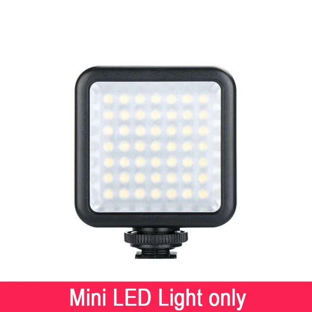 【YIYANGMAOYI111】Ulanzi 49 LED Video Flash Light / 96 LED for Camera Nikon iPhone X MINI Light for Smooth Q2 OSMO POCKET Gimbal