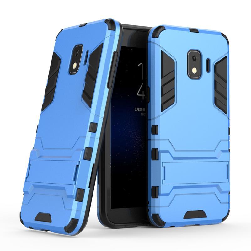 Samsung J2 Core Armor Shockproof Phone Back Cover Blue Daraz