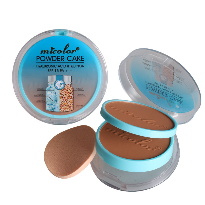 MICOLOR Mixed Double Layer Soft Focus Setting Powder is naturally clear, brightening, matte contouring, waterproof setting
