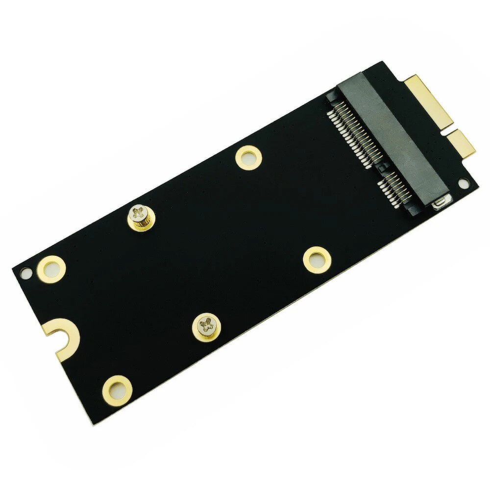New mSATA SSD To SATA 7+17 Pin Adapter Card 2012 for MacBook Pro MC976 A1425 A1398. 