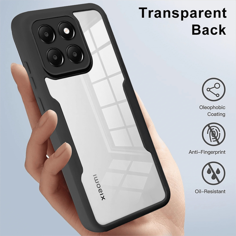 360° Full Body Screen Protector Phone Cases For Poco X6 X5 X4 X3 Pro M3 M4 M6 F5 Pro F3 Shockproof Case For Poco X6 Pro 5G Cover. 