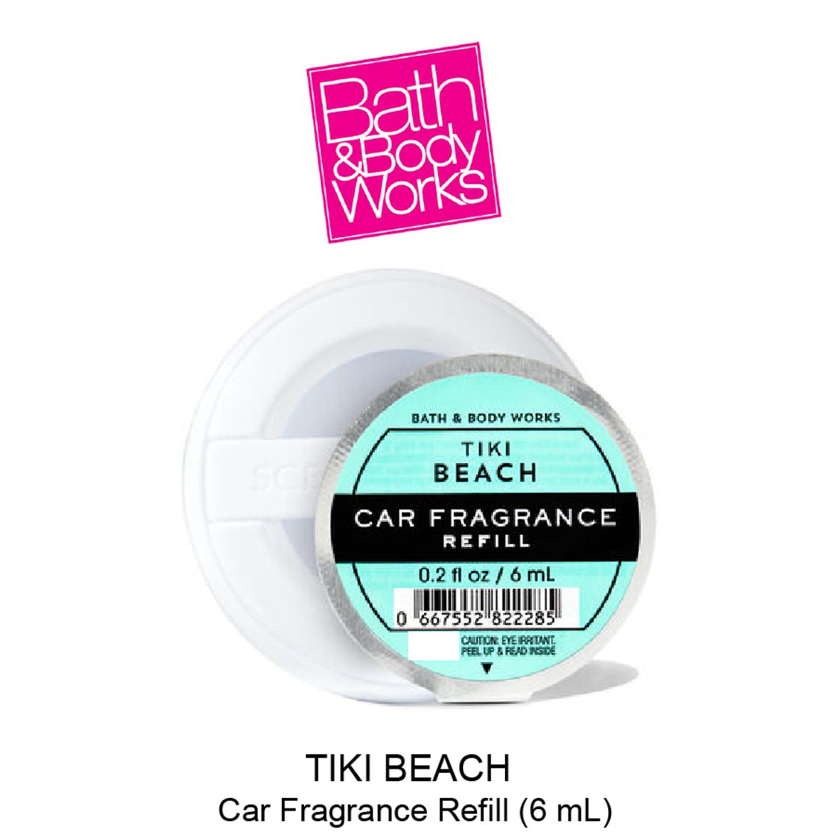 Original_Usa Made Bath & Body Works Tiki Beach Car Fragrance Refil 6 Ml