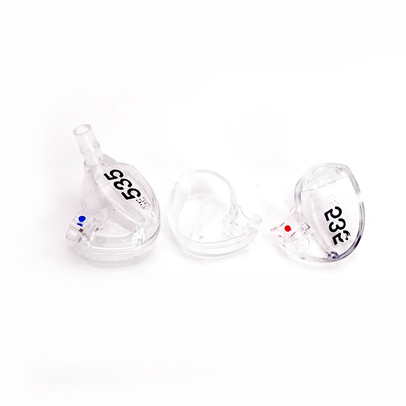Transparent Earphones Shell Case for Shure SE535 Earphones Shell Replacement BA Drivers Shell Housing Hudduo. 