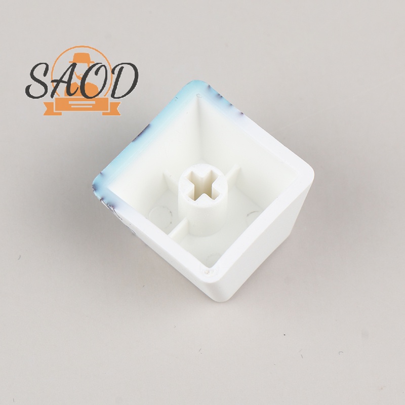SAOD 2Pcs Coral Sea Keycaps PBT Five Sides Dye-Subbed Spacebar 6.25U OEM Profile Space Bar Keycap For DIY Mechanical Keyboard NEW. 