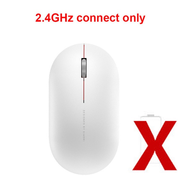 Xiaomi Wireless Mouse Portable Bluetooth 4.0 Aluminium Alloy ABS Material Gaming Mouse RF 2.4Ghz Dual Mode Connect Mi 1200DPI. 
