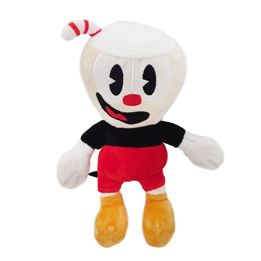 【Yurui】Plush Cuphead plush doll Mugman toy game souvenir stuffed plush