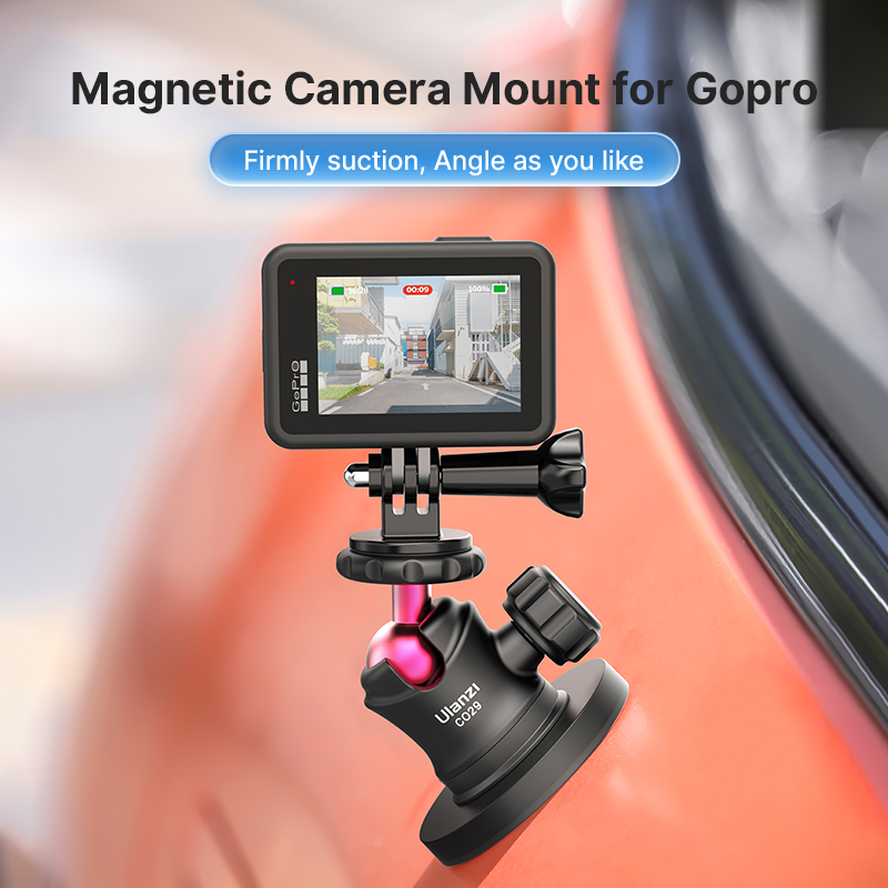 Ulanzi C029 Magnetic Tripod Ball Head Cloud Terrace for Gopro 7 8 9 10 11 12 Smartphone Action Camera Base Mount Superman
