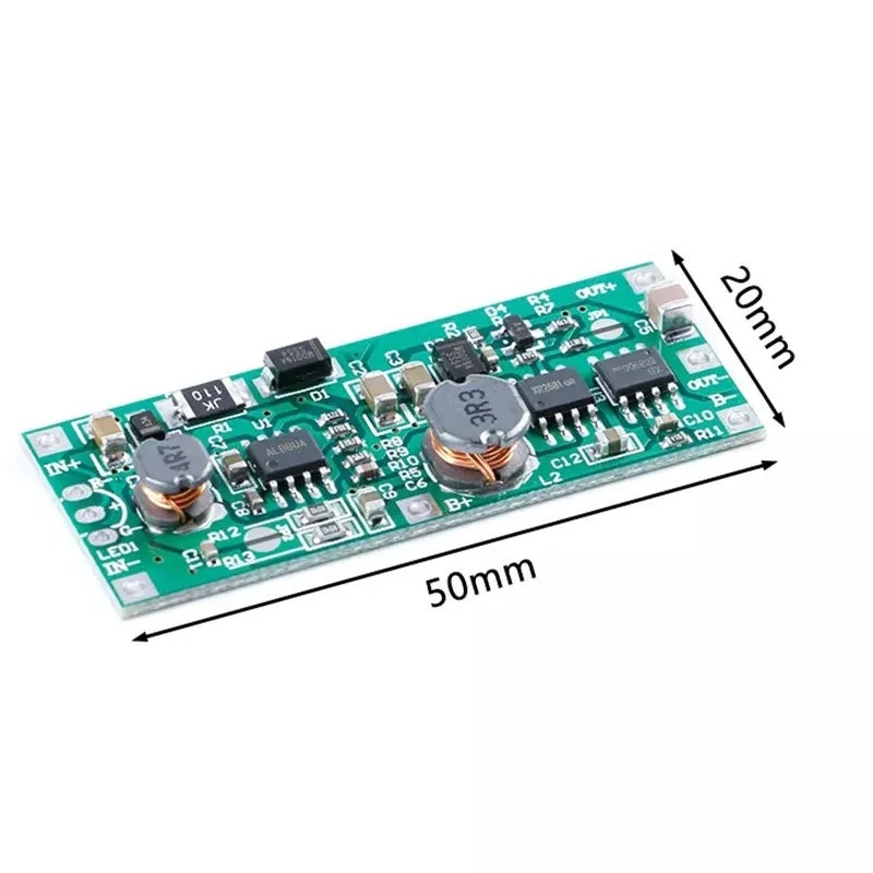 Mini UPS Circuit for Router ONU Li-ion 18650 Battery Charging Module Step Up Boost Converter DC 9V/12V Output UPS Over Charge Discharge Protection Circuit Board. 