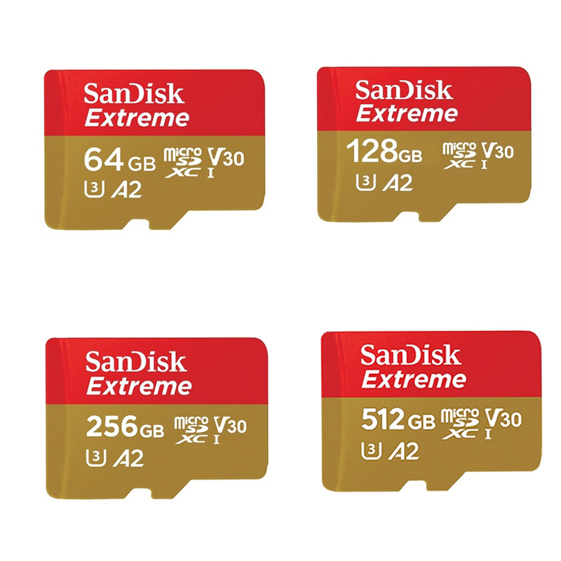 Insta360 SD Memory Card For Insta 360 X4 X3 X2 Ace Pro One RS R Sphere 64GB 128GB V30 Extreme A1 Original Accessories. 