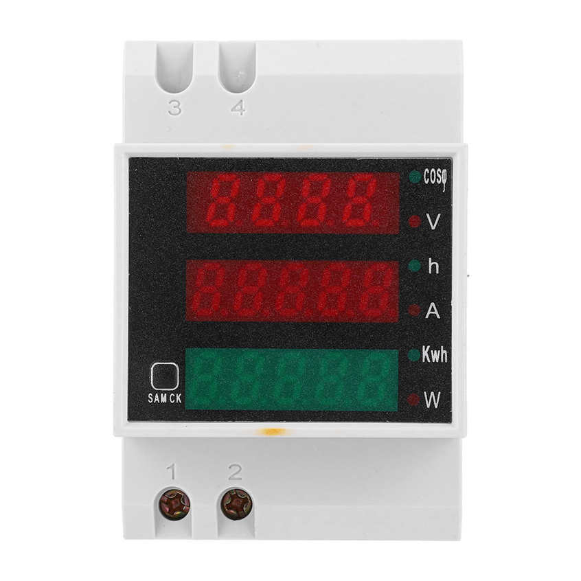 D52-2047 Multi-Function Electric Meter Digital Displayed Current Voltage Power Factor AC200~450V. 